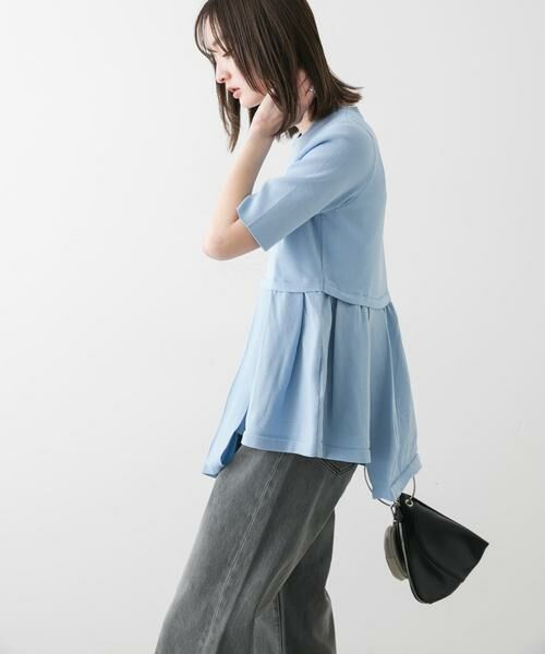 SENSE OF PLACE by URBAN RESEARCH / センスオブプレイス バイ アーバンリサーチ ニット・セーター | アシメペプラムセーター | 詳細1