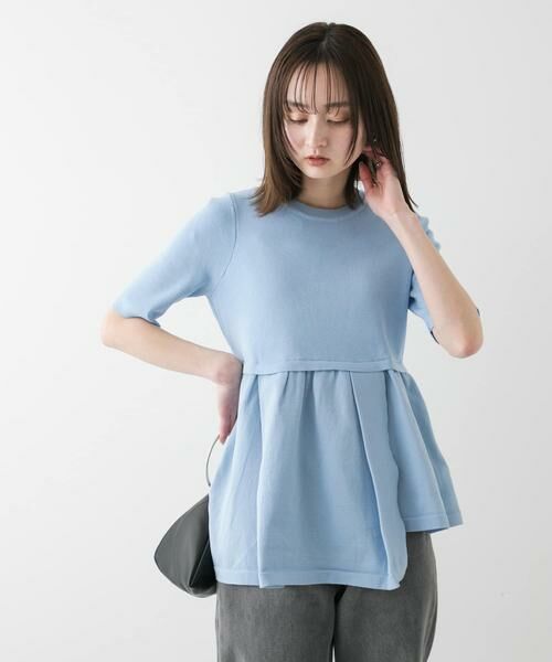 SENSE OF PLACE by URBAN RESEARCH / センスオブプレイス バイ アーバンリサーチ ニット・セーター | アシメペプラムセーター | 詳細3