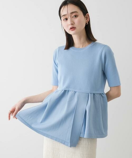 SENSE OF PLACE by URBAN RESEARCH / センスオブプレイス バイ アーバンリサーチ ニット・セーター | アシメペプラムセーター | 詳細4