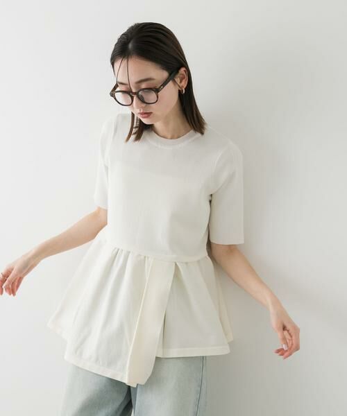 SENSE OF PLACE by URBAN RESEARCH / センスオブプレイス バイ アーバンリサーチ ニット・セーター | アシメペプラムセーター | 詳細15