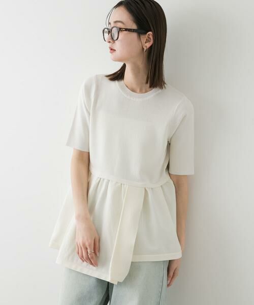 SENSE OF PLACE by URBAN RESEARCH / センスオブプレイス バイ アーバンリサーチ ニット・セーター | アシメペプラムセーター | 詳細16