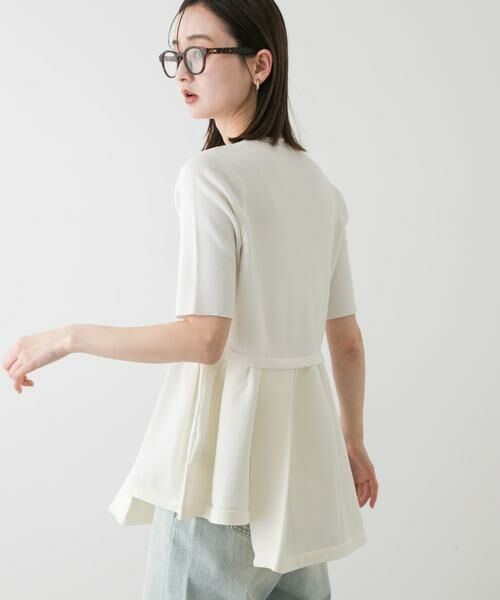 SENSE OF PLACE by URBAN RESEARCH / センスオブプレイス バイ アーバンリサーチ ニット・セーター | アシメペプラムセーター | 詳細17