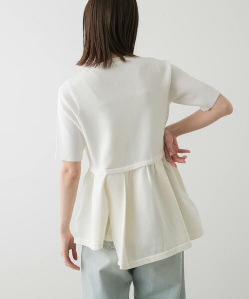 SENSE OF PLACE by URBAN RESEARCH / センスオブプレイス バイ アーバンリサーチ ニット・セーター | アシメペプラムセーター | 詳細18