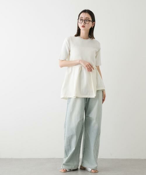 SENSE OF PLACE by URBAN RESEARCH / センスオブプレイス バイ アーバンリサーチ ニット・セーター | アシメペプラムセーター | 詳細19