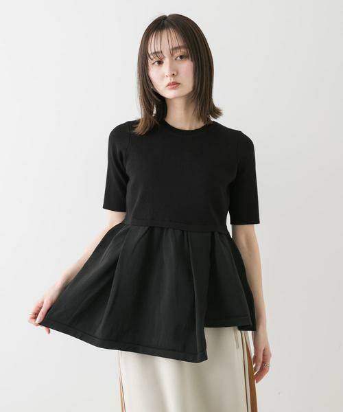 SENSE OF PLACE by URBAN RESEARCH / センスオブプレイス バイ アーバンリサーチ ニット・セーター | アシメペプラムセーター | 詳細25