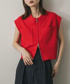 SENSE OF PLACE by URBAN RESEARCH / センスオブプレイス バイ アーバンリサーチ ニット・セーター | エリツキフロントZIPセーター