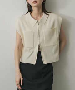 SENSE OF PLACE by URBAN RESEARCH / センスオブプレイス バイ アーバンリサーチ ニット・セーター | エリツキフロントZIPセーター