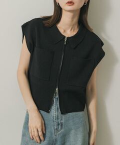 SENSE OF PLACE by URBAN RESEARCH / センスオブプレイス バイ アーバンリサーチ ニット・セーター | エリツキフロントZIPセーター