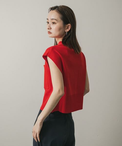 SENSE OF PLACE by URBAN RESEARCH / センスオブプレイス バイ アーバンリサーチ ニット・セーター | エリツキフロントZIPセーター | 詳細2