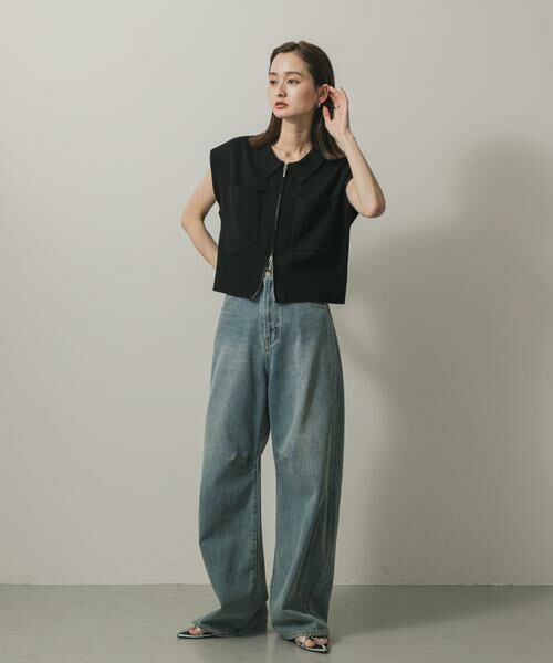 SENSE OF PLACE by URBAN RESEARCH / センスオブプレイス バイ アーバンリサーチ ニット・セーター | エリツキフロントZIPセーター | 詳細21