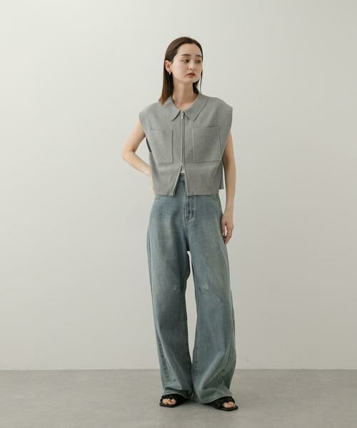 SENSE OF PLACE by URBAN RESEARCH / センスオブプレイス バイ アーバンリサーチ ニット・セーター | エリツキフロントZIPセーター | 詳細29