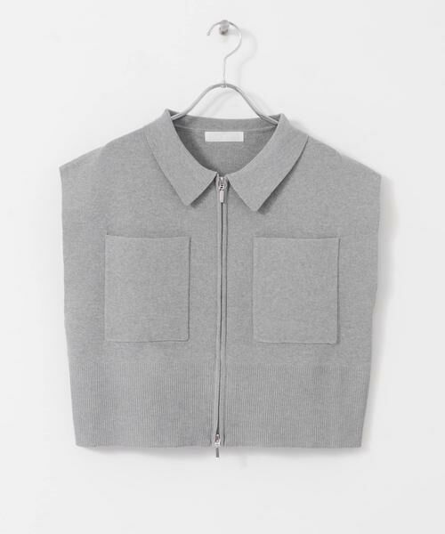 SENSE OF PLACE by URBAN RESEARCH / センスオブプレイス バイ アーバンリサーチ ニット・セーター | エリツキフロントZIPセーター | 詳細30