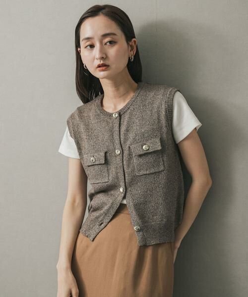 SENSE OF PLACE by URBAN RESEARCH / センスオブプレイス バイ アーバンリサーチ ベスト | メタルボタンポケットベスト | 詳細1