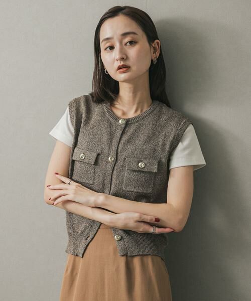 SENSE OF PLACE by URBAN RESEARCH / センスオブプレイス バイ アーバンリサーチ ベスト | メタルボタンポケットベスト | 詳細2