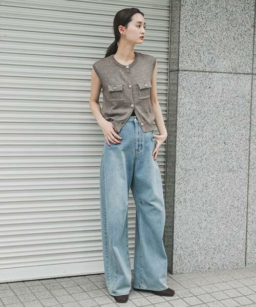 SENSE OF PLACE by URBAN RESEARCH / センスオブプレイス バイ アーバンリサーチ ベスト | メタルボタンポケットベスト | 詳細7