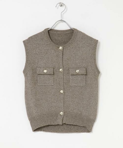 SENSE OF PLACE by URBAN RESEARCH / センスオブプレイス バイ アーバンリサーチ ベスト | メタルボタンポケットベスト | 詳細8