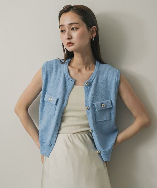 SENSE OF PLACE by URBAN RESEARCH / センスオブプレイス バイ アーバンリサーチ ベスト | メタルボタンポケットベスト | 詳細10