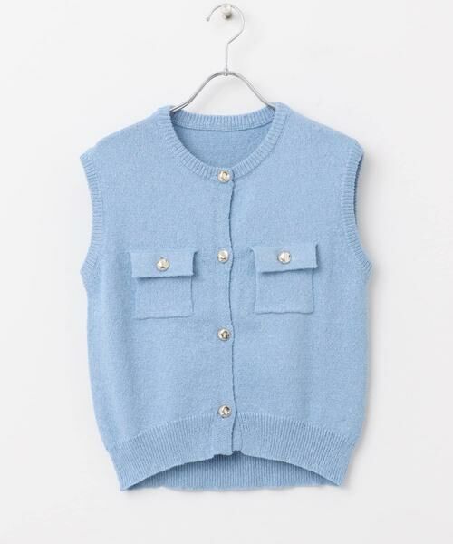 SENSE OF PLACE by URBAN RESEARCH / センスオブプレイス バイ アーバンリサーチ ベスト | メタルボタンポケットベスト | 詳細14