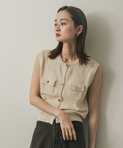 SENSE OF PLACE by URBAN RESEARCH / センスオブプレイス バイ アーバンリサーチ ベスト | メタルボタンポケットベスト | 詳細21