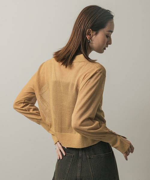 SENSE OF PLACE by URBAN RESEARCH / センスオブプレイス バイ アーバンリサーチ カーディガン・ボレロ | シアースキッパーカーディガン | 詳細2