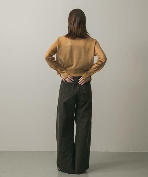 SENSE OF PLACE by URBAN RESEARCH / センスオブプレイス バイ アーバンリサーチ カーディガン・ボレロ | シアースキッパーカーディガン | 詳細4