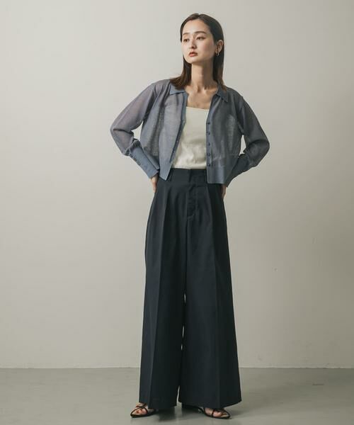 SENSE OF PLACE by URBAN RESEARCH / センスオブプレイス バイ アーバンリサーチ カーディガン・ボレロ | シアースキッパーカーディガン | 詳細9