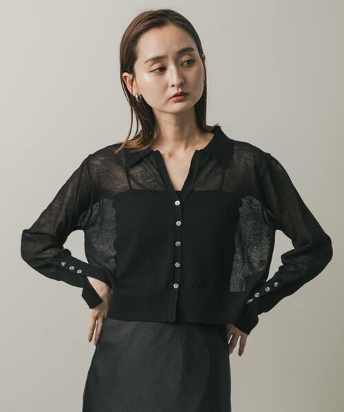 SENSE OF PLACE by URBAN RESEARCH / センスオブプレイス バイ アーバンリサーチ カーディガン・ボレロ | シアースキッパーカーディガン | 詳細16