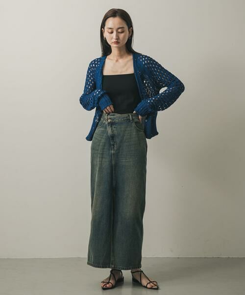 SENSE OF PLACE by URBAN RESEARCH / センスオブプレイス バイ アーバンリサーチ カーディガン・ボレロ | スパンコールメッシュカーディガン | 詳細3