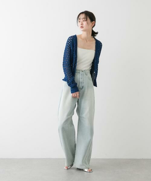 SENSE OF PLACE by URBAN RESEARCH / センスオブプレイス バイ アーバンリサーチ カーディガン・ボレロ | スパンコールメッシュカーディガン | 詳細6