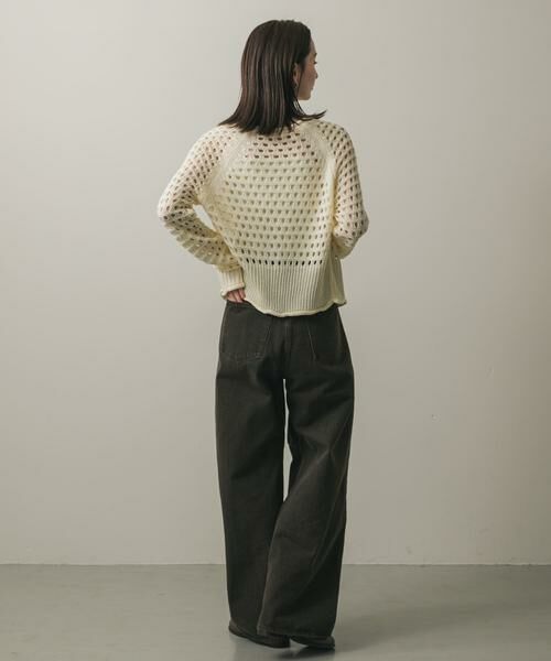 SENSE OF PLACE by URBAN RESEARCH / センスオブプレイス バイ アーバンリサーチ カーディガン・ボレロ | スパンコールメッシュカーディガン | 詳細22