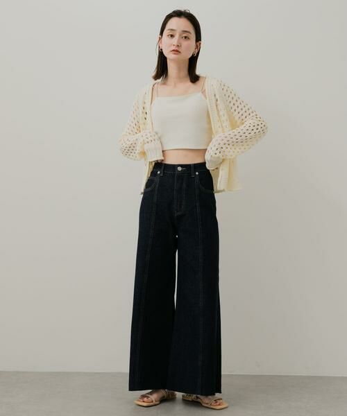 SENSE OF PLACE by URBAN RESEARCH / センスオブプレイス バイ アーバンリサーチ カーディガン・ボレロ | スパンコールメッシュカーディガン | 詳細24