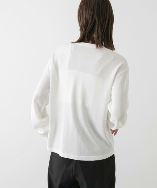 SENSE OF PLACE by URBAN RESEARCH / センスオブプレイス バイ アーバンリサーチ カーディガン・ボレロ | ドロストシャーリングカーディガン | 詳細3