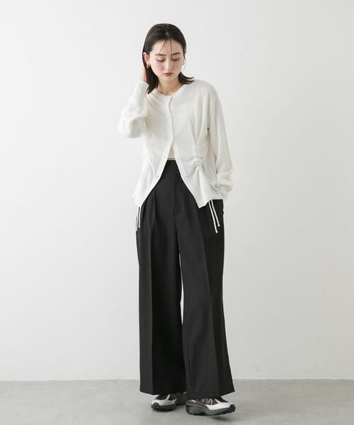 SENSE OF PLACE by URBAN RESEARCH / センスオブプレイス バイ アーバンリサーチ カーディガン・ボレロ | ドロストシャーリングカーディガン | 詳細4