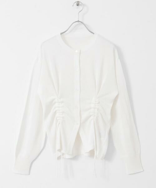 SENSE OF PLACE by URBAN RESEARCH / センスオブプレイス バイ アーバンリサーチ カーディガン・ボレロ | ドロストシャーリングカーディガン | 詳細7