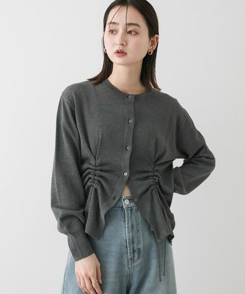 SENSE OF PLACE by URBAN RESEARCH / センスオブプレイス バイ アーバンリサーチ カーディガン・ボレロ | ドロストシャーリングカーディガン | 詳細12