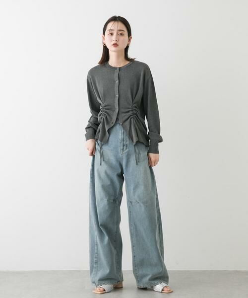 SENSE OF PLACE by URBAN RESEARCH / センスオブプレイス バイ アーバンリサーチ カーディガン・ボレロ | ドロストシャーリングカーディガン | 詳細16