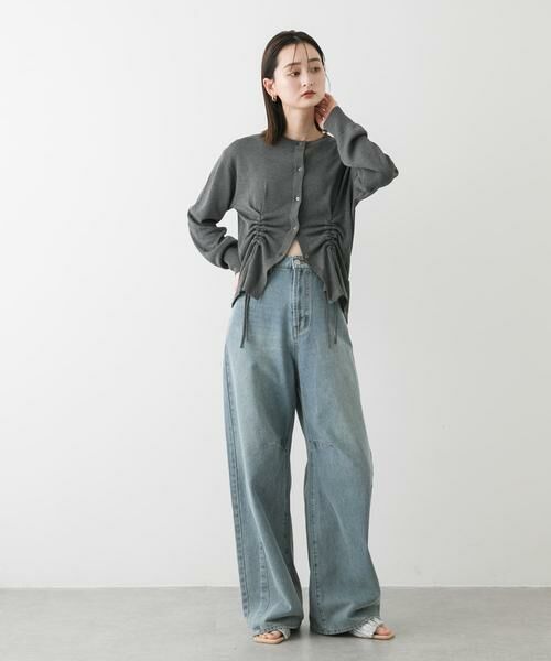 SENSE OF PLACE by URBAN RESEARCH / センスオブプレイス バイ アーバンリサーチ カーディガン・ボレロ | ドロストシャーリングカーディガン | 詳細17