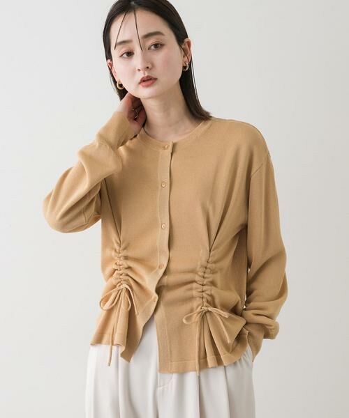 SENSE OF PLACE by URBAN RESEARCH / センスオブプレイス バイ アーバンリサーチ カーディガン・ボレロ | ドロストシャーリングカーディガン | 詳細27