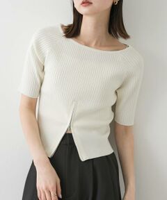 SENSE OF PLACE by URBAN RESEARCH / センスオブプレイス バイ アーバンリサーチ ニット・セーター | 2WAYボートネックZIPセーター