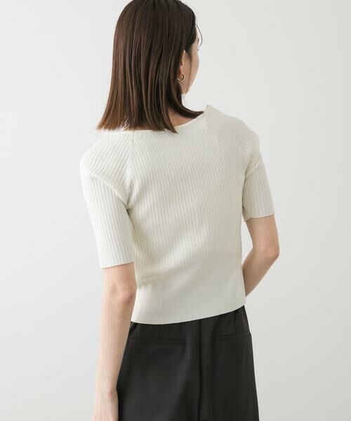 SENSE OF PLACE by URBAN RESEARCH / センスオブプレイス バイ アーバンリサーチ ニット・セーター | 2WAYボートネックZIPセーター | 詳細3