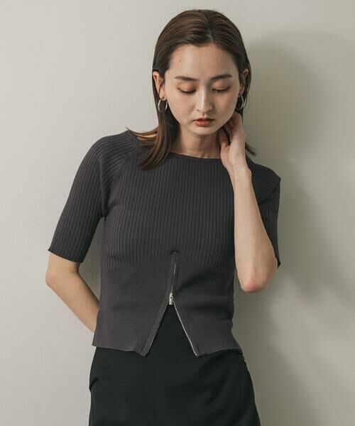 SENSE OF PLACE by URBAN RESEARCH / センスオブプレイス バイ アーバンリサーチ ニット・セーター | 2WAYボートネックZIPセーター | 詳細7