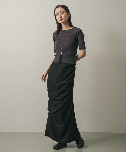 SENSE OF PLACE by URBAN RESEARCH / センスオブプレイス バイ アーバンリサーチ ニット・セーター | 2WAYボートネックZIPセーター | 詳細9