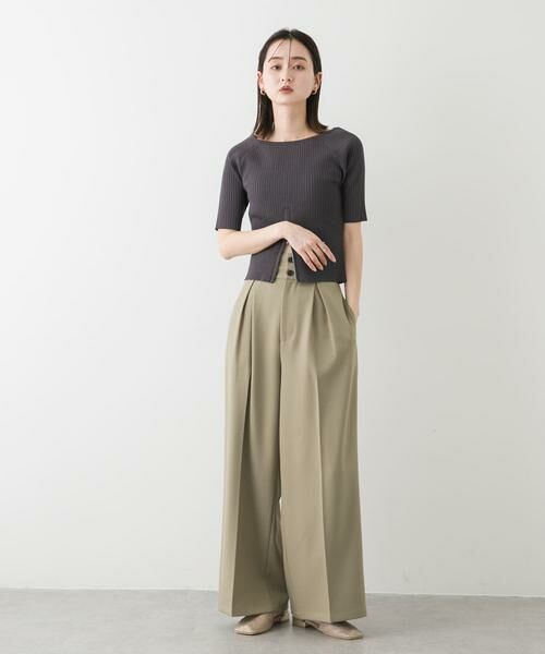 SENSE OF PLACE by URBAN RESEARCH / センスオブプレイス バイ アーバンリサーチ ニット・セーター | 2WAYボートネックZIPセーター | 詳細12