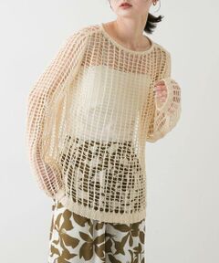 SENSE OF PLACE by URBAN RESEARCH / センスオブプレイス バイ アーバンリサーチ ニット・セーター | キーネックメッシュニット