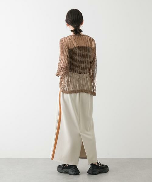 SENSE OF PLACE by URBAN RESEARCH / センスオブプレイス バイ アーバンリサーチ ニット・セーター | キーネックメッシュニット | 詳細6