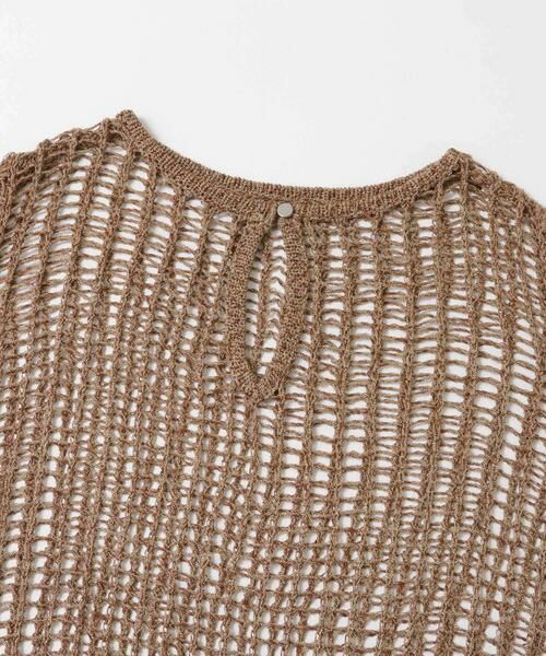 SENSE OF PLACE by URBAN RESEARCH / センスオブプレイス バイ アーバンリサーチ ニット・セーター | キーネックメッシュニット | 詳細8