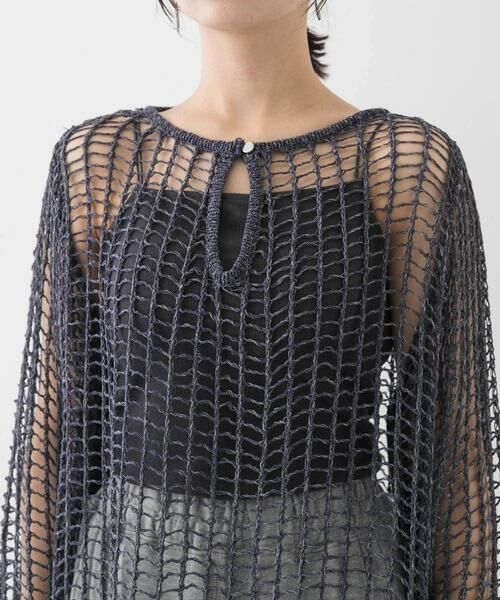 SENSE OF PLACE by URBAN RESEARCH / センスオブプレイス バイ アーバンリサーチ ニット・セーター | キーネックメッシュニット | 詳細20