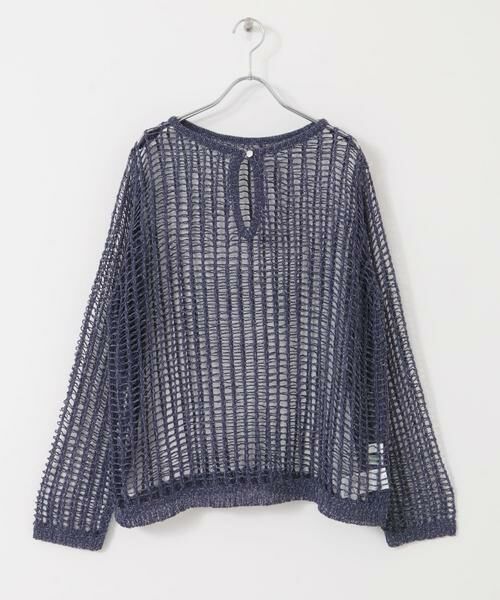 SENSE OF PLACE by URBAN RESEARCH / センスオブプレイス バイ アーバンリサーチ ニット・セーター | キーネックメッシュニット | 詳細22