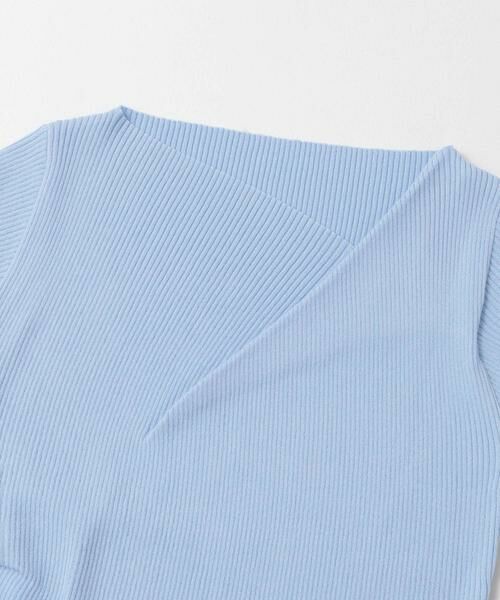 SENSE OF PLACE by URBAN RESEARCH / センスオブプレイス バイ アーバンリサーチ ニット・セーター | 『一部WEB限定カラー』アシメネックハーフスリーブセーター | 詳細9