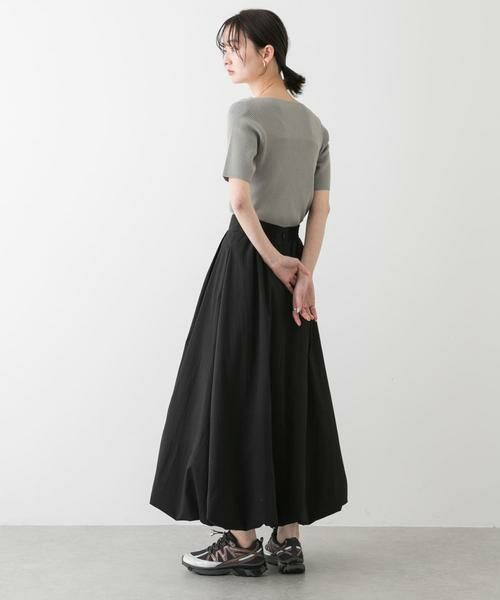 SENSE OF PLACE by URBAN RESEARCH / センスオブプレイス バイ アーバンリサーチ ニット・セーター | 『一部WEB限定カラー』アシメネックハーフスリーブセーター | 詳細21